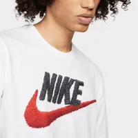 Nike Sportswear Brand Mark T-shirt White / Black - Habanero Red
