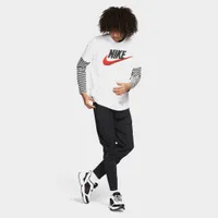 Nike Sportswear Brand Mark T-shirt White / Black - Habanero Red