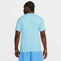 Nike Sportswear Brand Mark T-shirt Blue Chill / White - Light Crimson