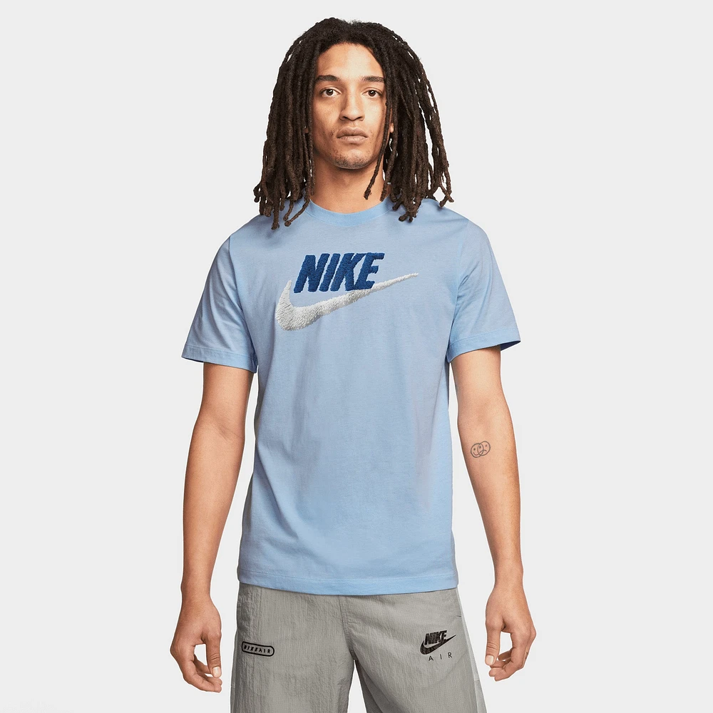 Nike Sportswear Brand Mark T-shirt Light Marine / Dark Marina Blue - White
