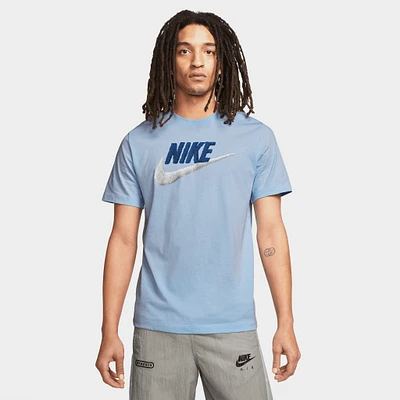 Nike Sportswear Brand Mark T-shirt Light Marine / Dark Marina Blue - White