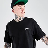 Nike Sportswear Club T-shirt Black / White - Dark Grey
