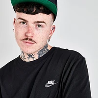 Nike Sportswear Club T-shirt Black / White - Dark Grey