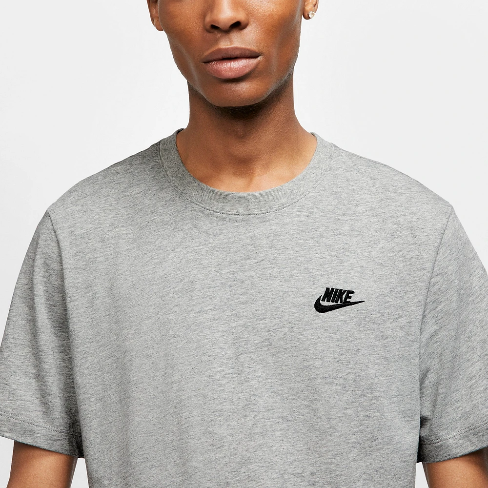 Nike Sportswear Club T-shirt Dark Heather Grey / Black