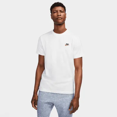 Nike Sportswear Club T-shirt White / Black - University Red