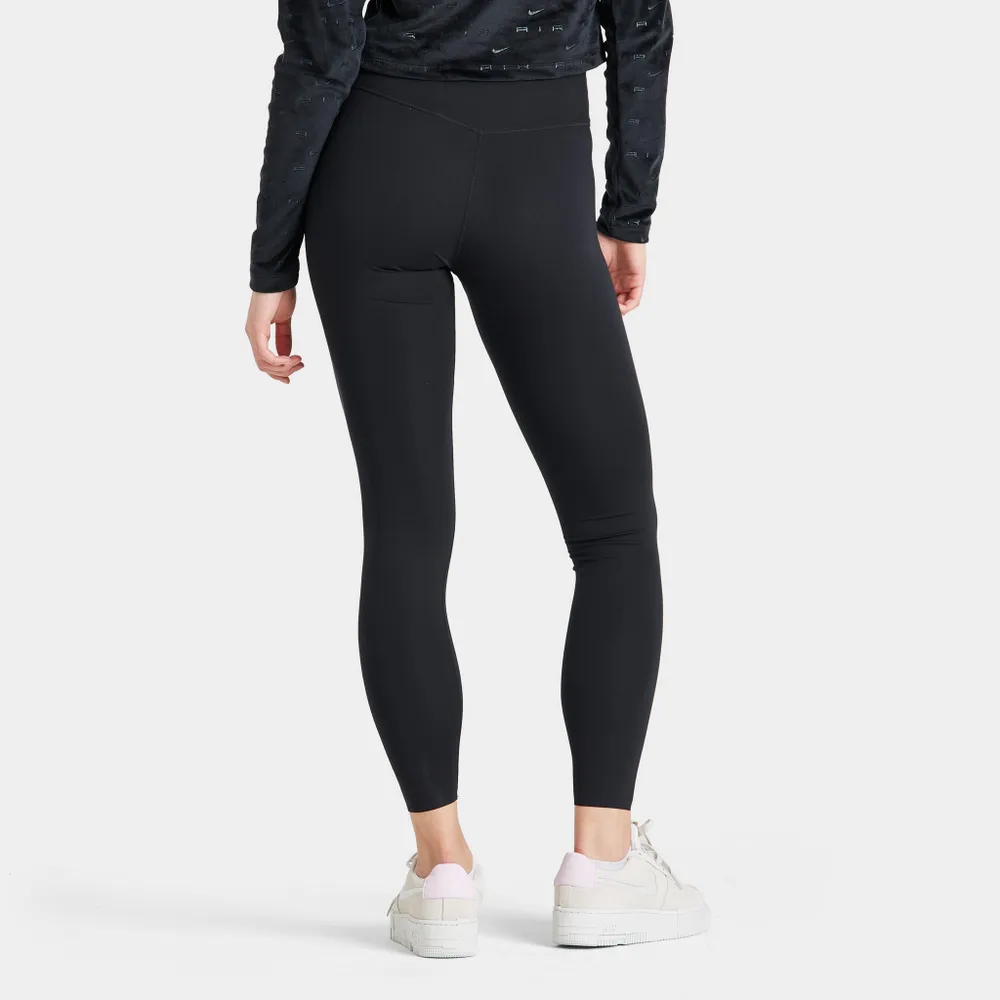 Nike Women's Dri-FIT One Mid-Rise Printed Leggings Pink / Black