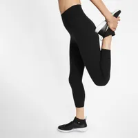Nike Women’s One Luxe Cropped Tights Black / Clear