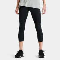 Nike Women’s One Luxe Cropped Tights Black / Clear