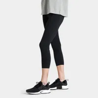 Nike Women’s One Luxe Cropped Tights Black / Clear