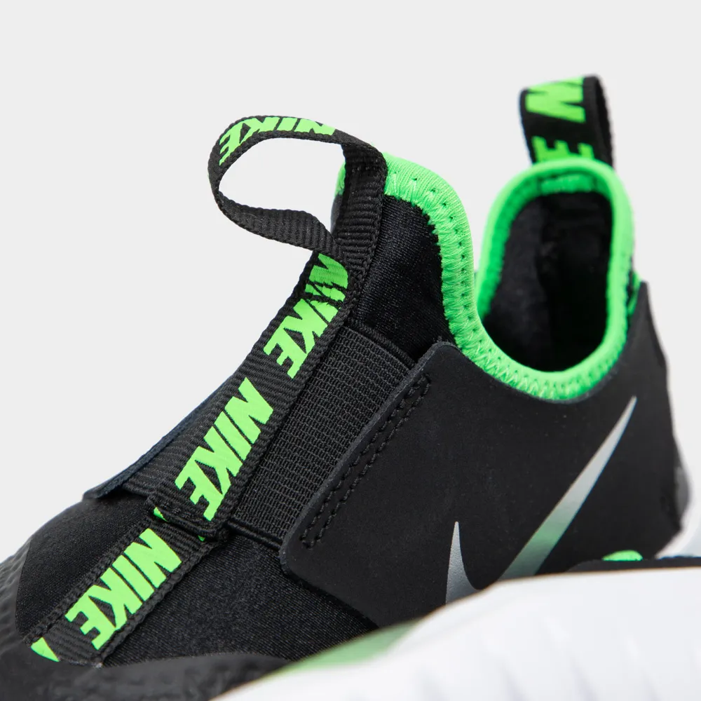 Nike Flex Runner GS Black / Chrome - Green Strike
