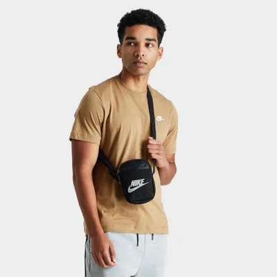 Nike Heritage 1L Crossbody Bag Black / Black - White