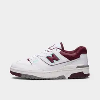 New Balance BB550WBG White / Burgundy - Blue