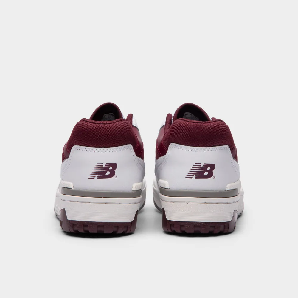 New Balance BB550WBG White / Burgundy - Blue