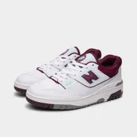 New Balance BB550WBG White / Burgundy - Blue