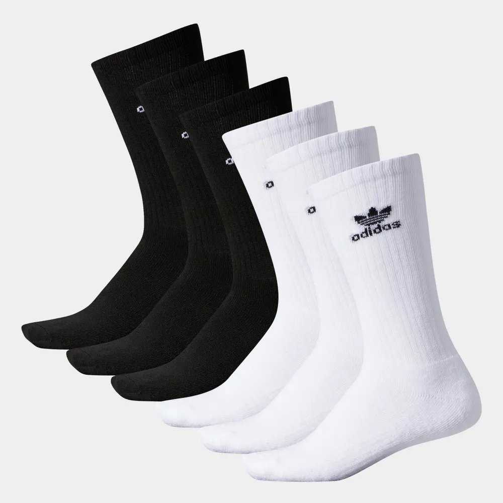 adidas Originals Trefoil Crew Socks (6 Pack) / Multicolour