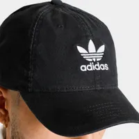 adidas Originals Relaxed Strapback Black / White