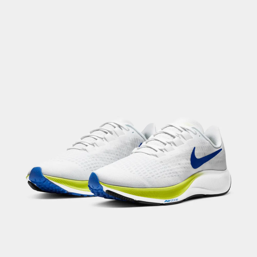 Nike Air Zoom Pegasus 37 White / Racer Blue - Cyber