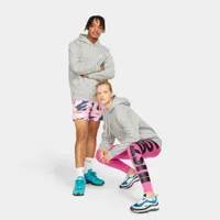 Nike Sportswear Club Fleece Pullover Hoodie Dark Grey Heather / Matte Silver