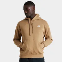 Nike Sportswear Club Fleece Pullover Hoodie DK Driftwood / - White