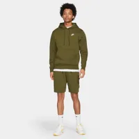 Nike Sportswear Club Fleece Pullover Hoodie Rough Green / - White