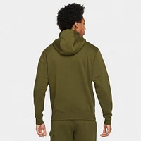 Nike Sportswear Club Fleece Pullover Hoodie Rough Green / - White