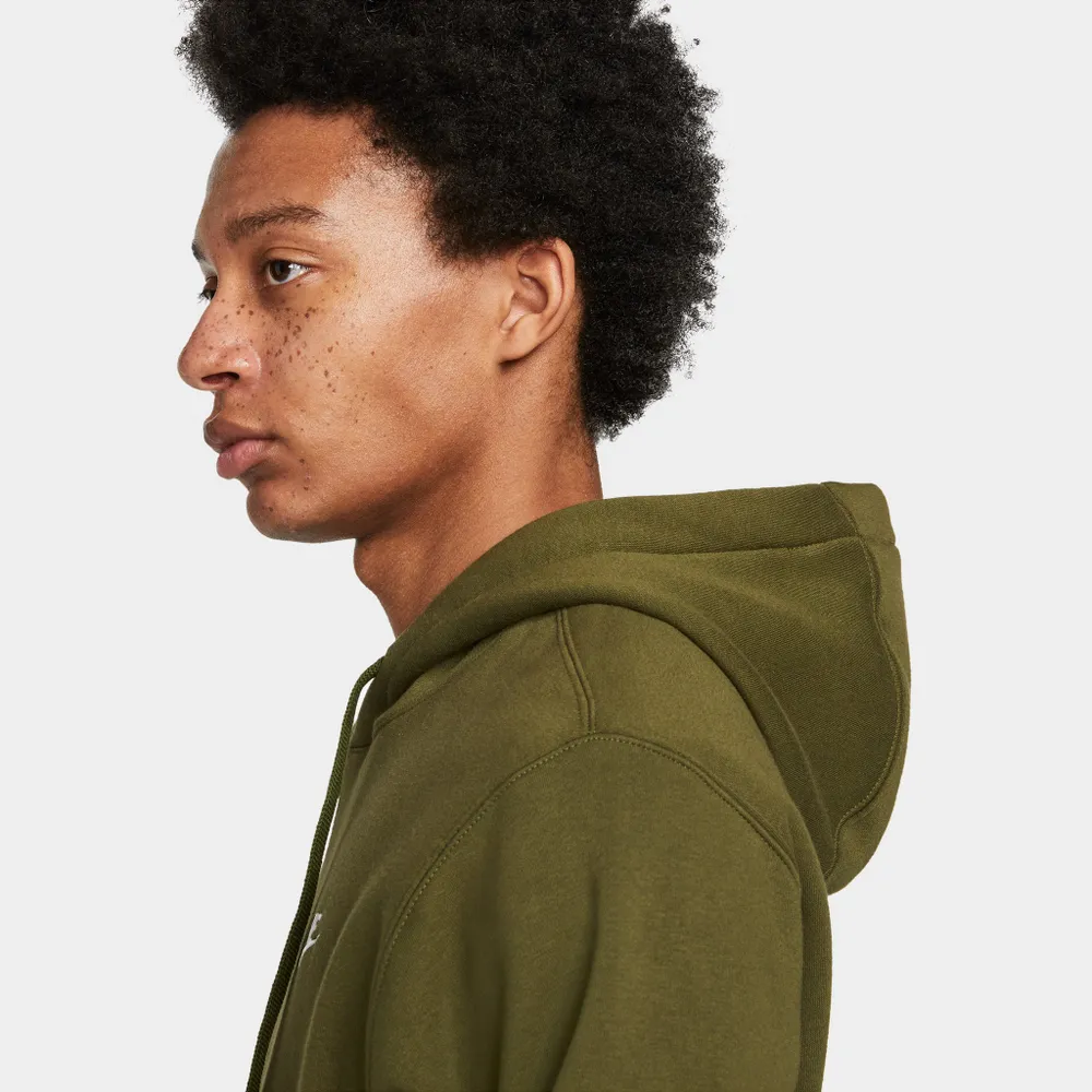 Nike Sportswear Club Fleece Pullover Hoodie Rough Green / - White