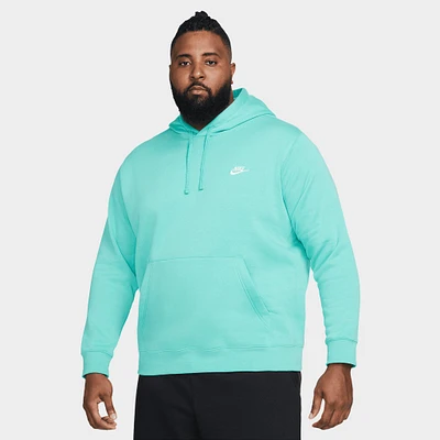 Nike Sportswear Club Fleece Pullover Hoodie Washed Teal / - White