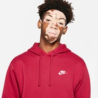 Nike Sportswear Club Fleece Pullover Hoodie Pomegranate / - White