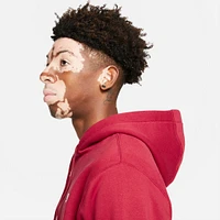 Nike Sportswear Club Fleece Pullover Hoodie Pomegranate / - White
