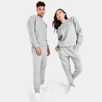 Nike Sportswear Club Fleece Joggers Dark Grey Heather / Matte Silver - White