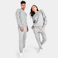 Nike Sportswear Club Fleece Joggers Dark Grey Heather / Matte Silver - White