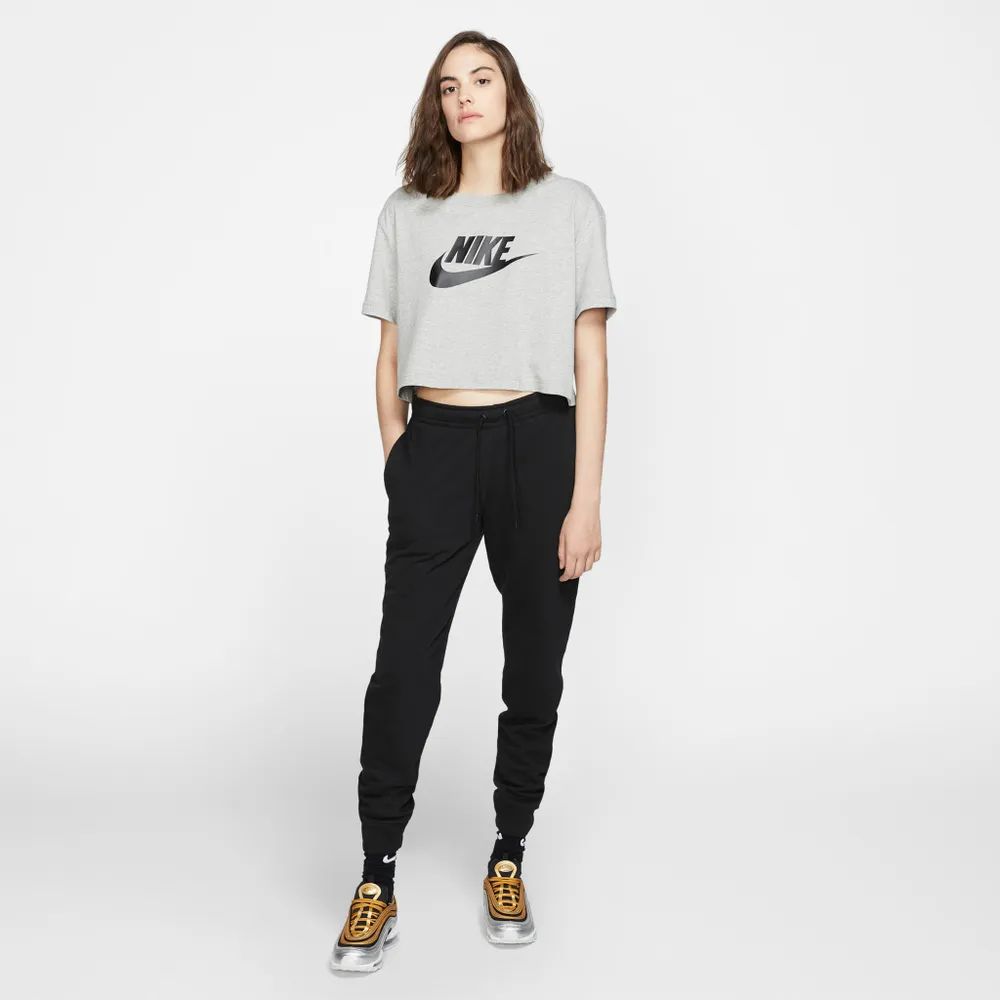 Nike Sportswear Women's Essential Fleece Pants Black / White