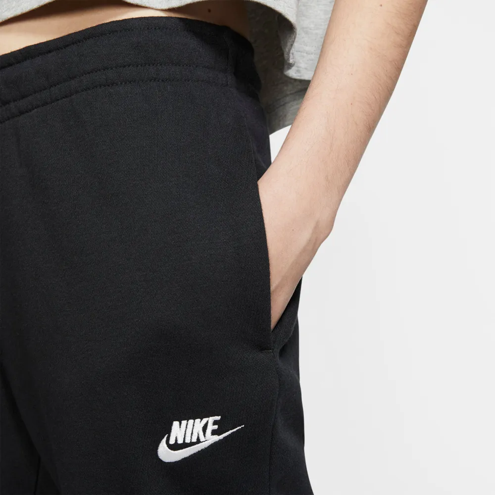 Nike Sportswear Women's Essential Fleece Pants Black / White