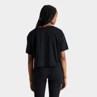 Nike Sportswear Women's Essential Cropped T-shirt Black / White