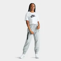 Nike Sportswear Women's Essential Cropped T-shirt White / Black