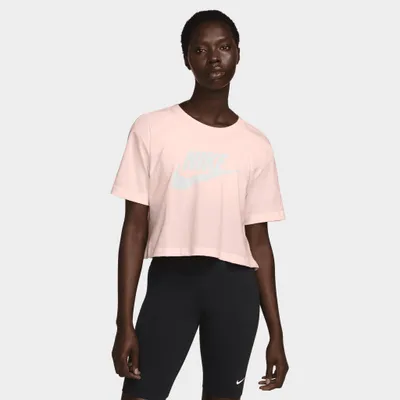 Nike Sportswear Women’s Essential Cropped T-shirt Atmosphere / White