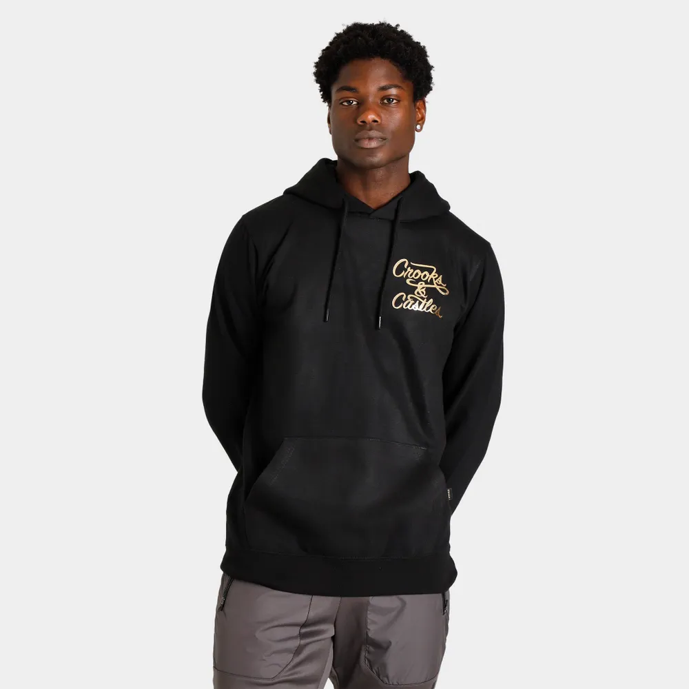 Crooks & Castles Half Way Pullover Hoodie / Black