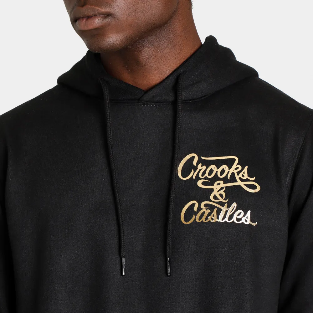 Crooks & Castles Half Way Pullover Hoodie / Black