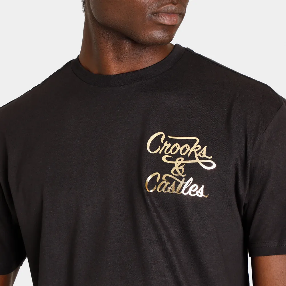 Crooks & Castles Half Way T-shirt / Black