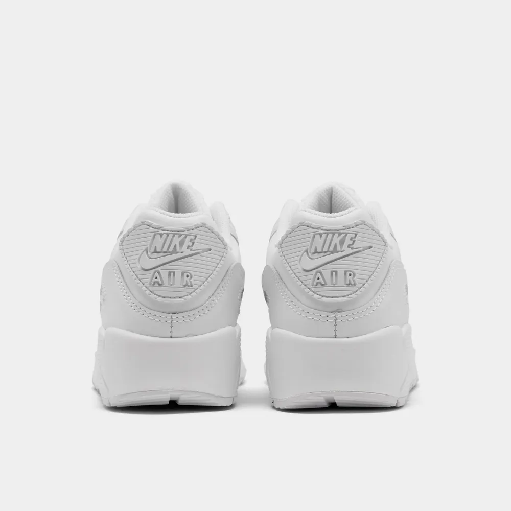 Nike Air Max 90 Leather GS White / Metallic Silver