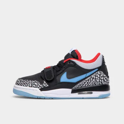 Jordan Legacy 312 Low GS Black / Valour Blue - University Red