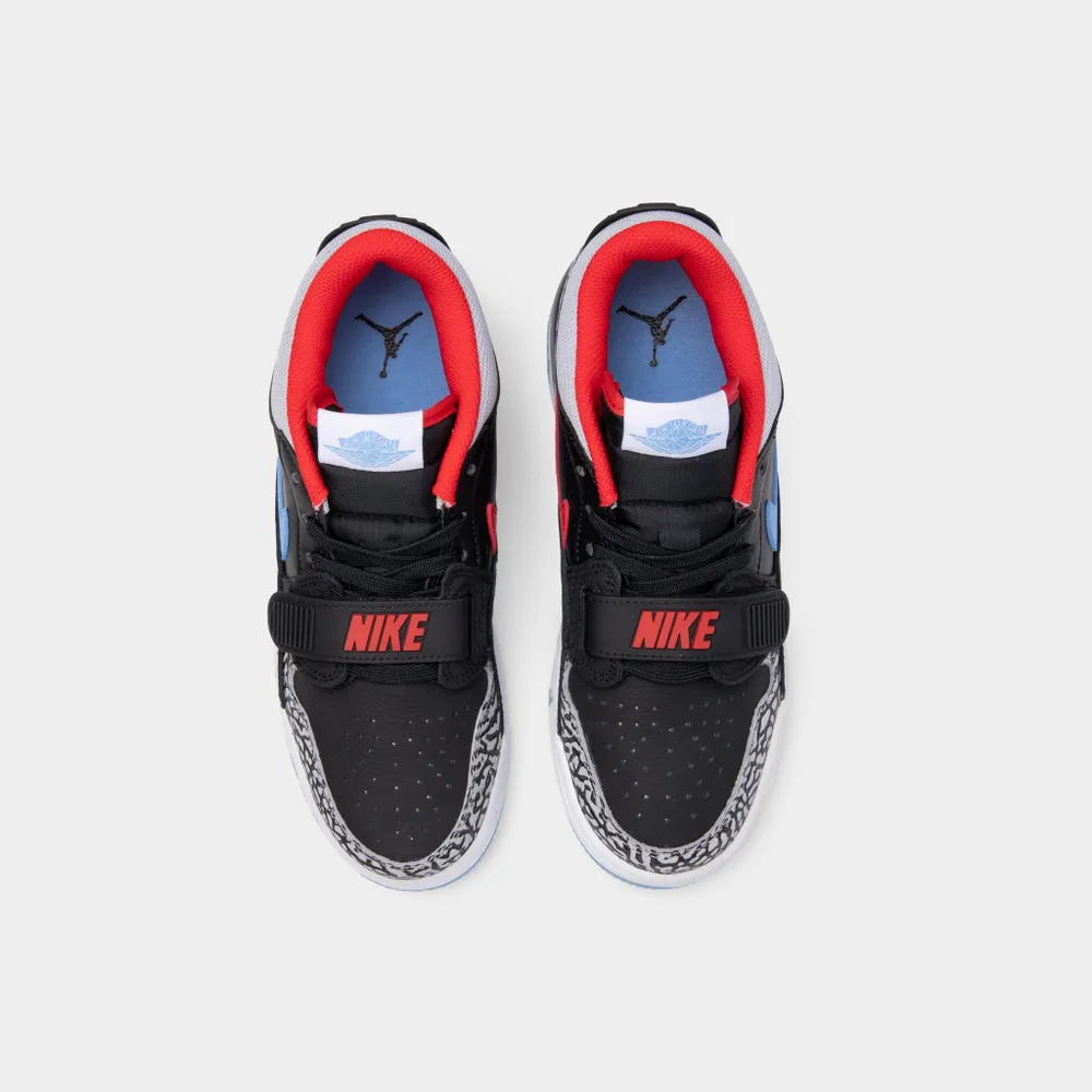 Jordan Legacy 312 Low GS Black / Valour Blue - University Red