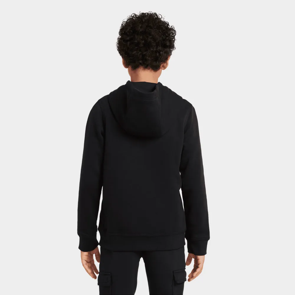 Nike Sportswear Junior Boys’ Club Fleece Pullover Hoodie Black / Lt Smoke Grey