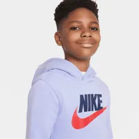 Nike Sportswear Junior Boys’ Club Fleece Pullover Hoodie / Light Thistle