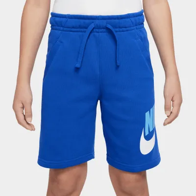 Nike Sportswear Junior Boys’ Club + HBR French Terry Shorts Game Royal  / - University Blue