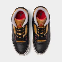 Jordan Women’s 3 Retro Black / Fire Red - Metallic Gold