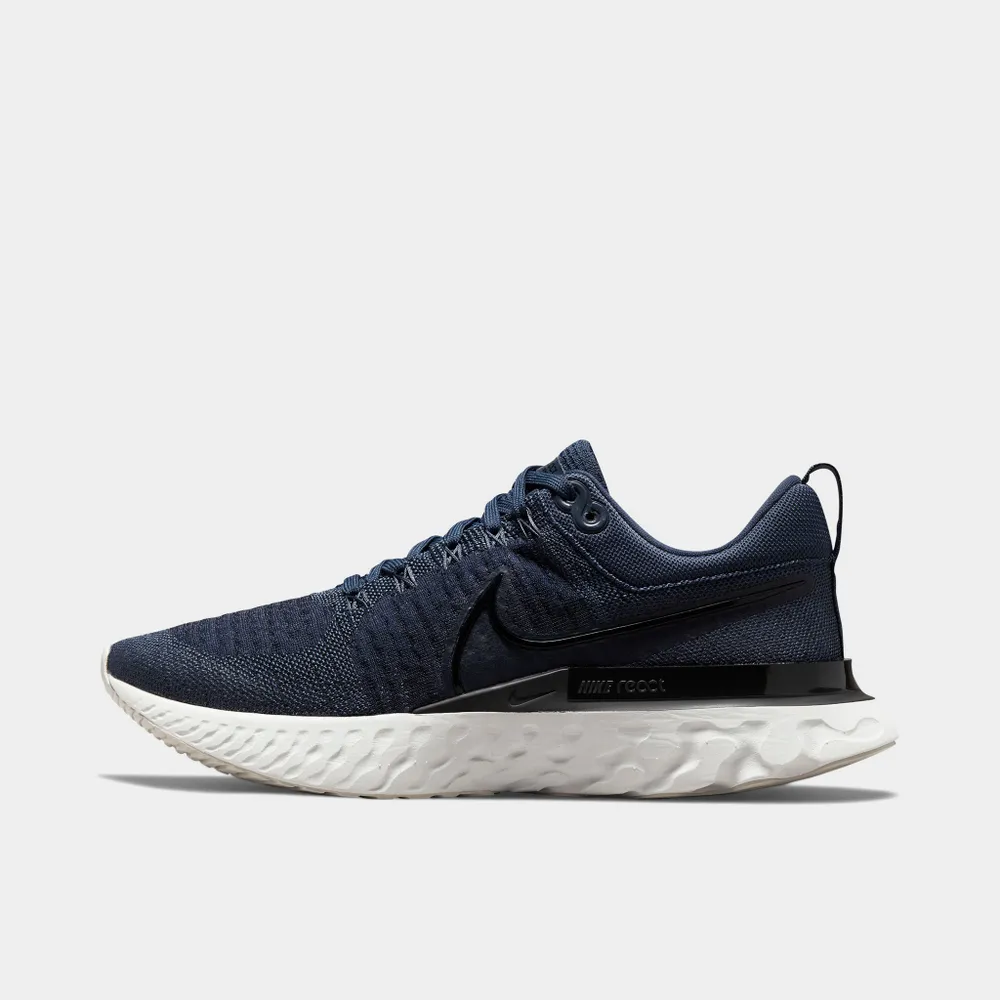 Nike React Infinity Run Flyknit 2 Thunder Blue / College Navy - Platinum Tint