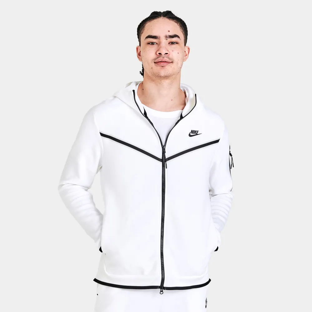 Nike Sportswear Tech Fleece Full-Zip Hoodie White / Black