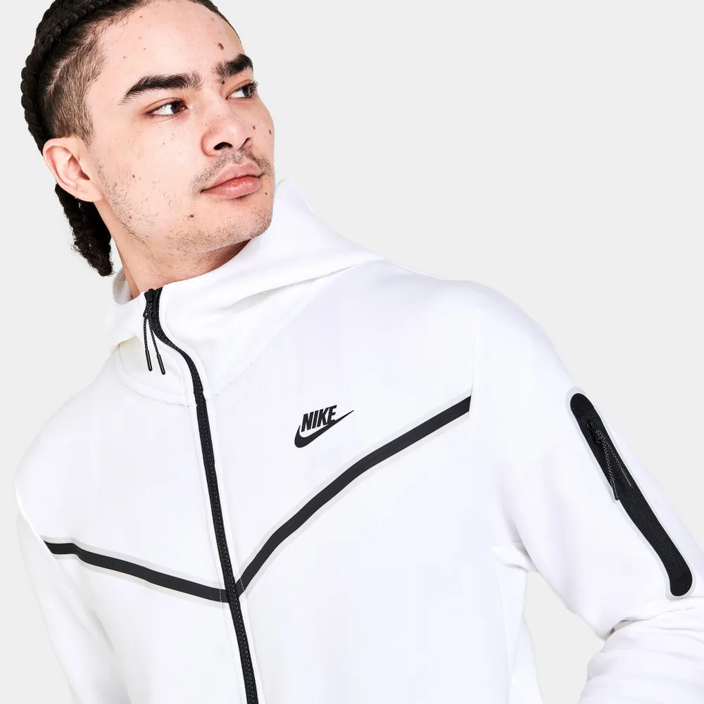 Nike Sportswear Tech Fleece Full-Zip Hoodie White / Black