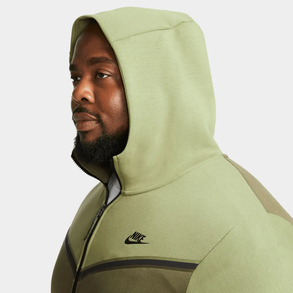 Nike Sportswear Tech Fleece Full-Zip Hoodie Alligator / Medium Olive - Black